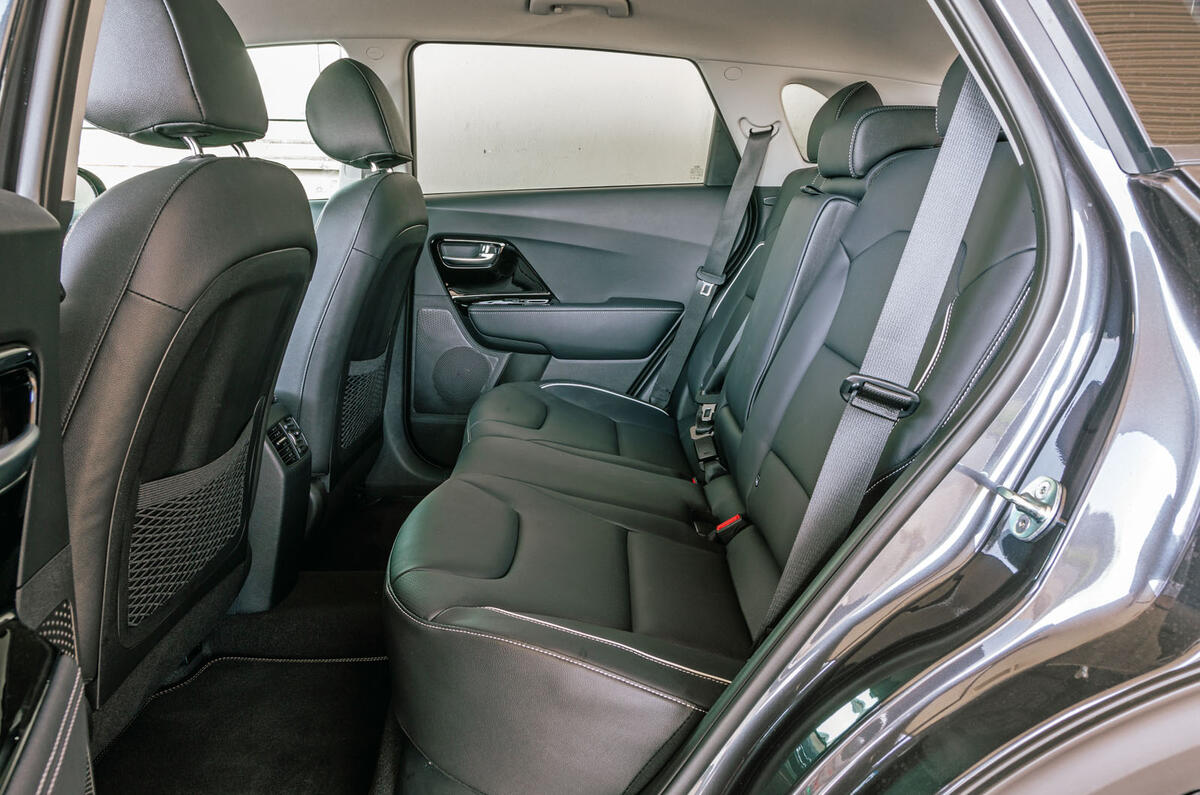 Kia e-Niro 2019 road test review - rear seats
