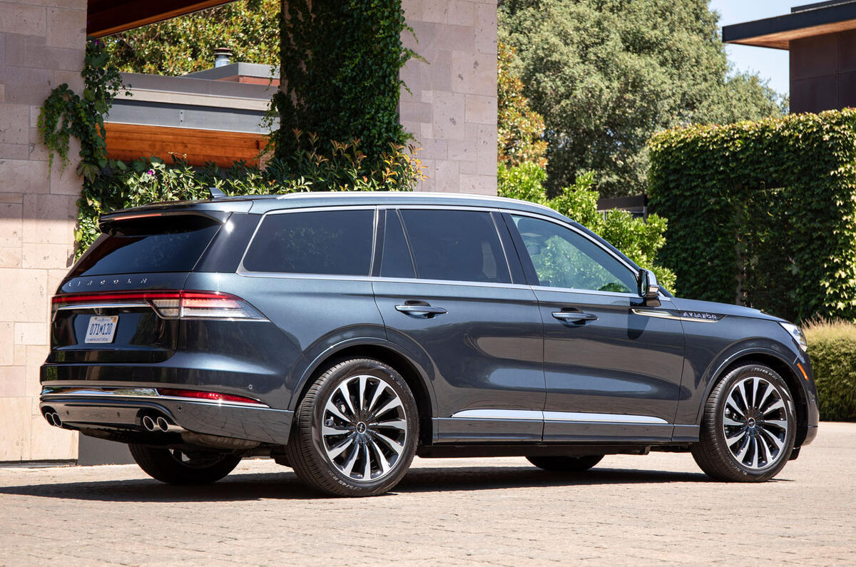 Lincoln Aviator 2020 road test review - static rear Lincoln Aviator 2020 road test review - static rear