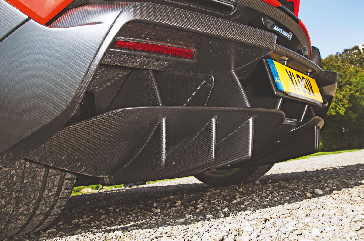 McLaren Senna 2018 road test review - rear diffuser