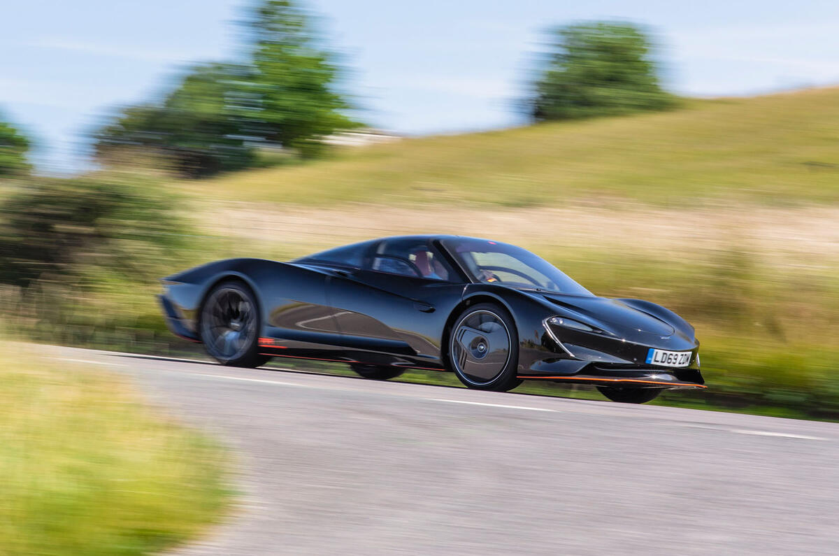 McLaren Speedtail 2020 UK first drive review - on the road front