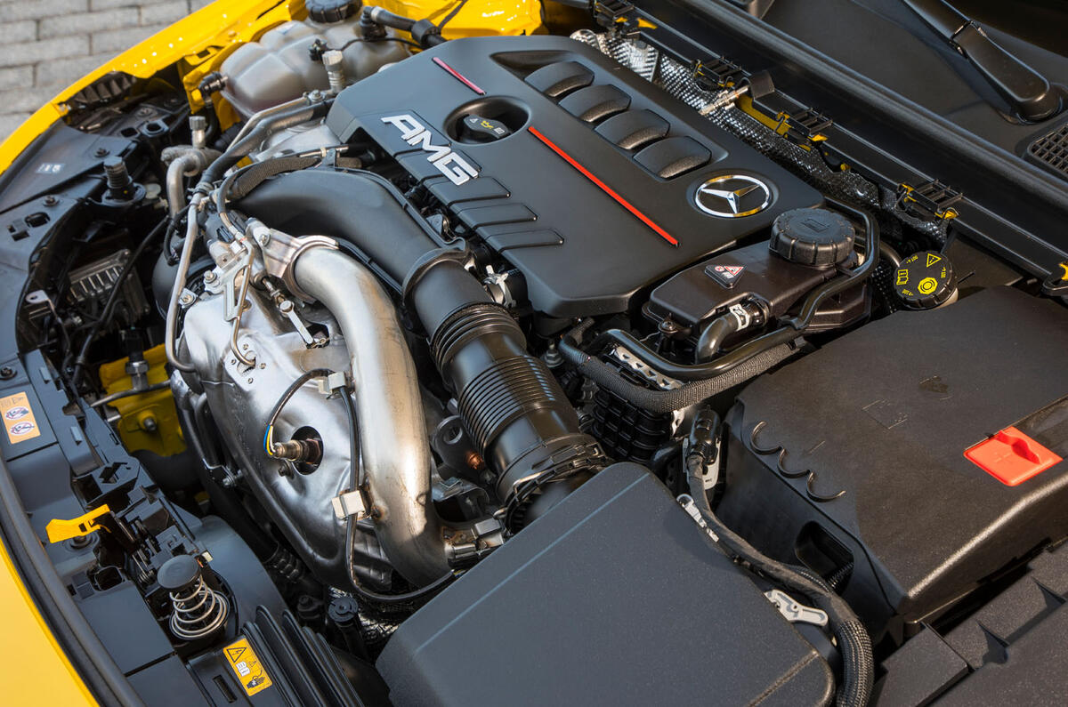 Mercedes-AMG A35 2018 review - engine
