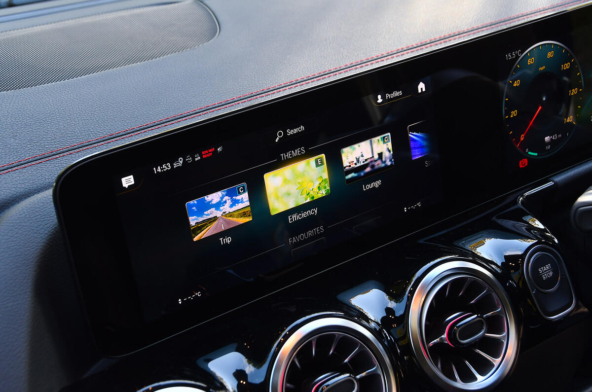 18 Mercedes Benz EQA 2021 road test review infotainment 18 Mercedes Benz EQA 2021 road test review infotainment