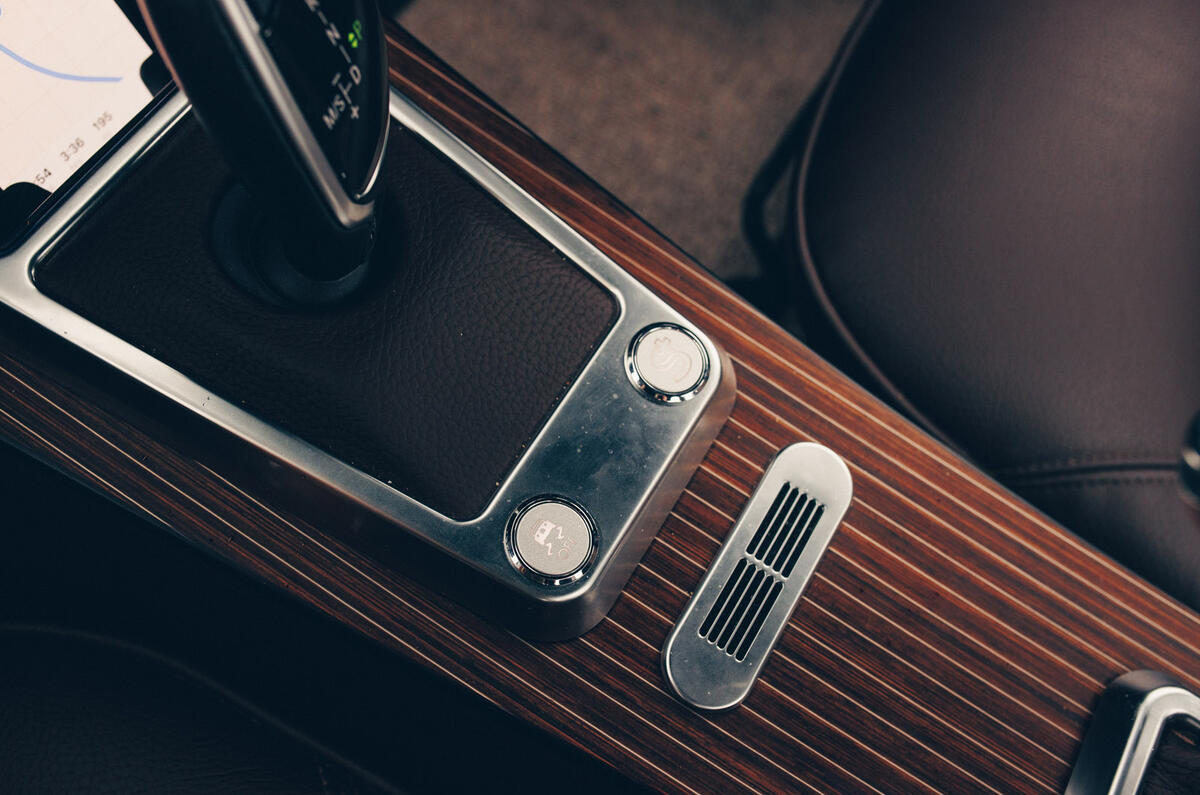 18 Morgan Supersport 2025 Autocar road test review ESC sport buttons