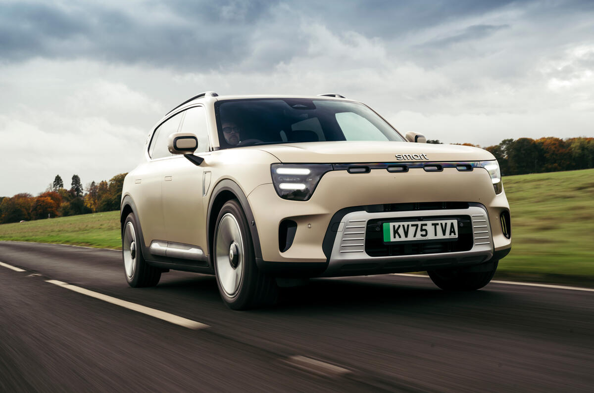 18 Smart #5 Premium 2026 Autocar road test review front driving