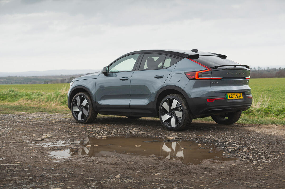 18 Volvo C40 Recharge RoadTest 2022 rearstatic