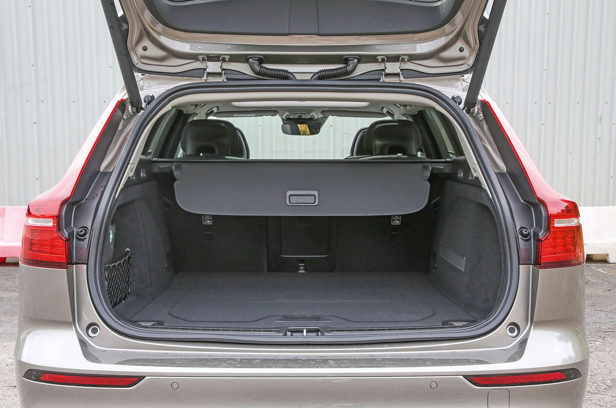 Volvo V60 2018 road test review boot space