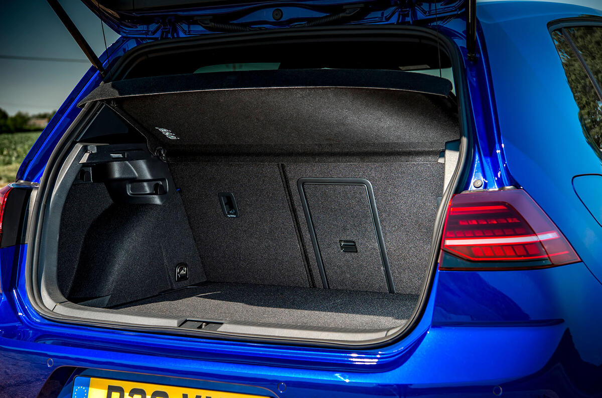Volkswagen Golf R 2019 road test review - boot