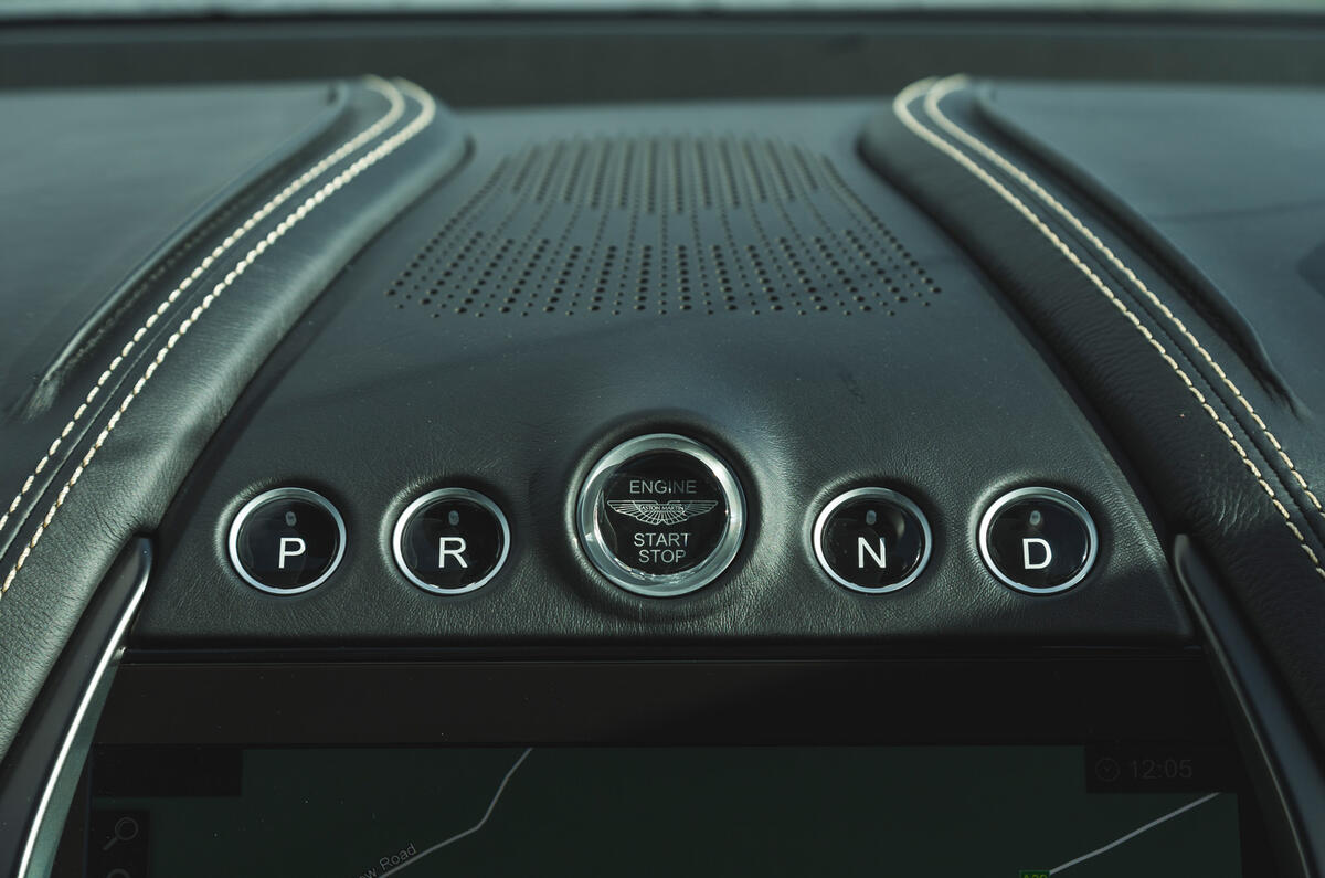 Aston Martin DBX 2020 road test review - drive select buttons