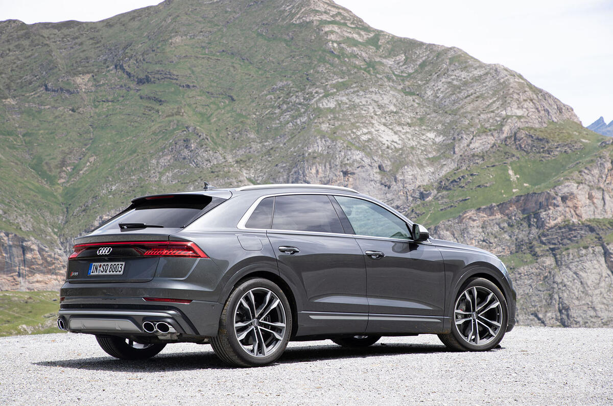 Audi SQ8 2019 road test review - static rear