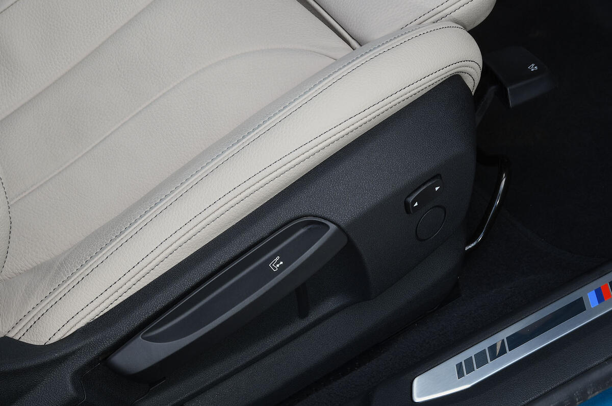 BMW 2 Series Gran Coupe 2020 road test review - seat adjustment