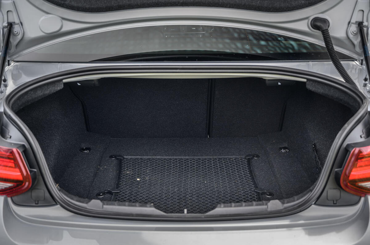 BMW M2 CS 2020 road test review - boot