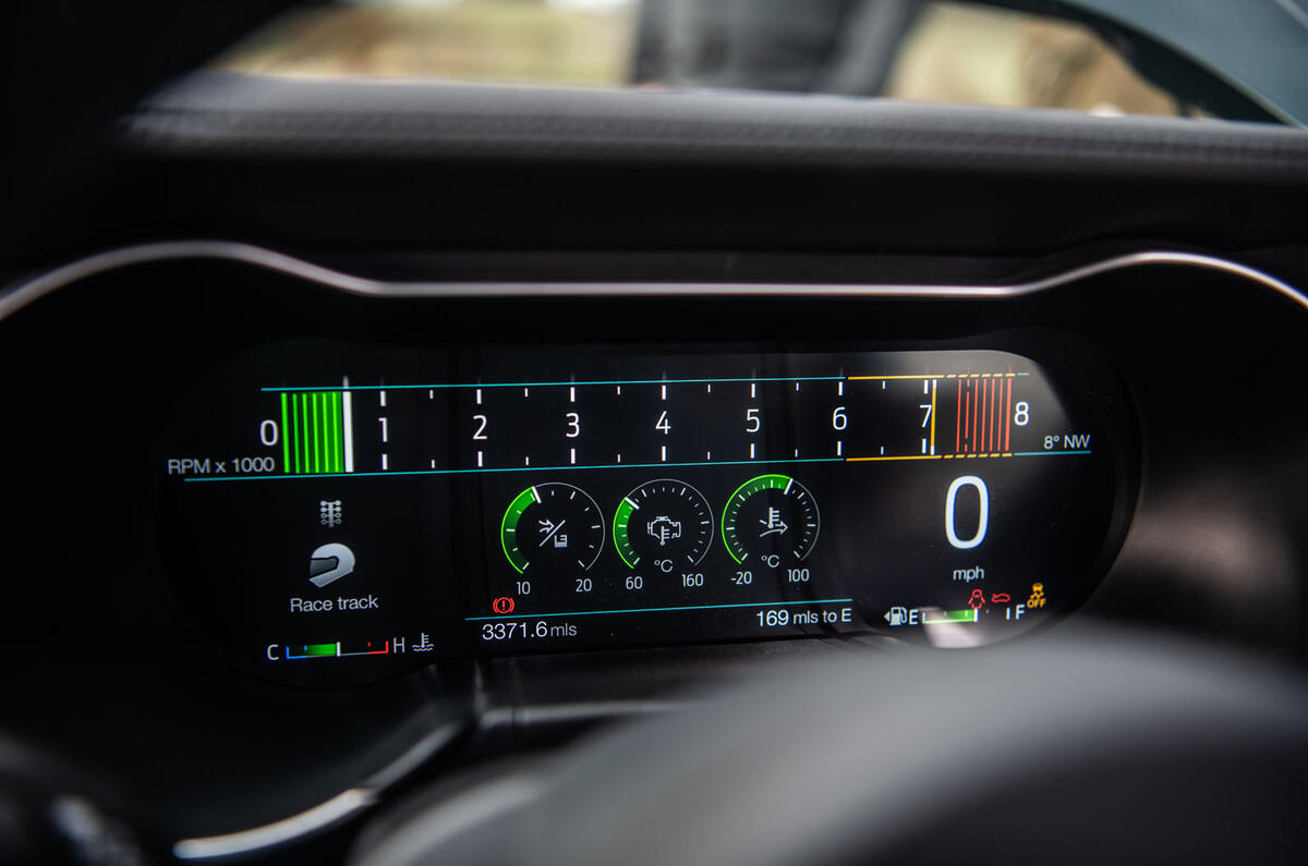 Ford Mustang Bullitt 2018 road test review - track mode