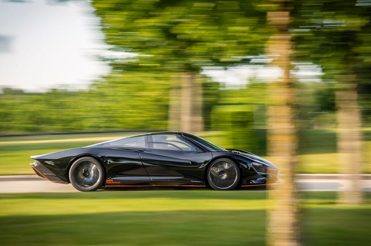 McLaren Speedtail 2020 UK first drive review - on the road side
