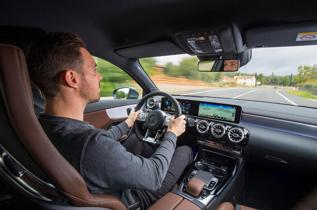 Mercedes-AMG A35 2018 review - Dan Prosser driving