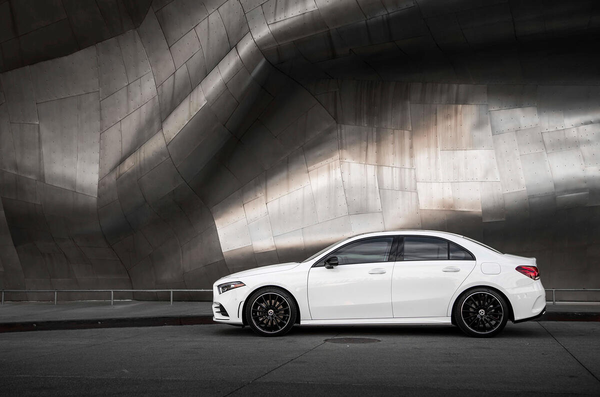 Mercedes-Benz A-Class saloon 2018 review - static side