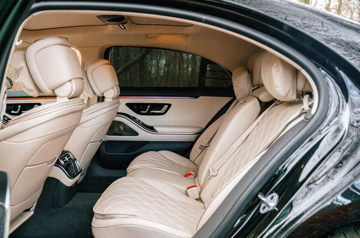 19 Mercedes Benz S Class 2022 road test review rear seats