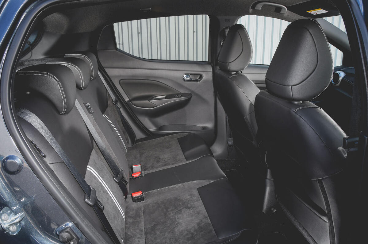 Nissan Micra N-Sport 2019 road test review - rear seats