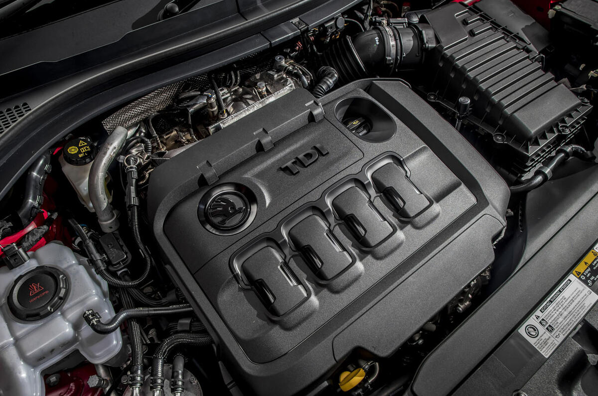 Skoda Kodiaq vRS 2019 road test review - engine