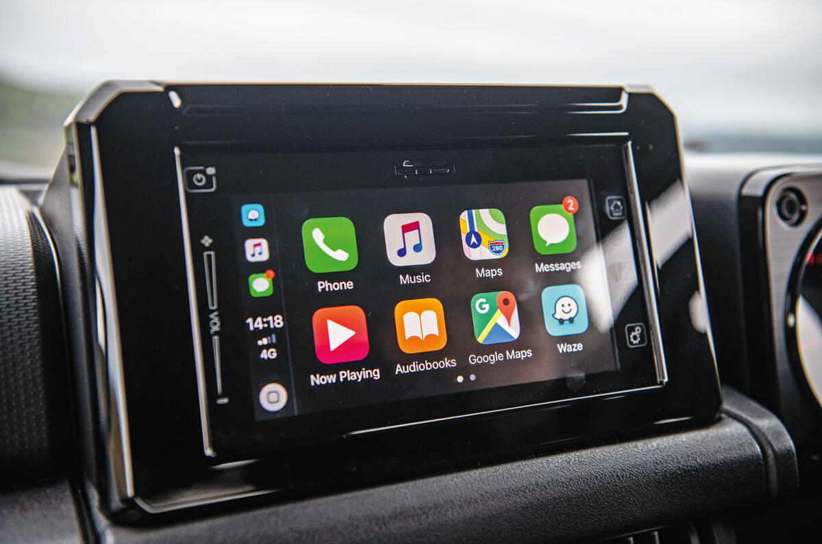 Suzuki Jimny 2018 : essai routier - infotainment