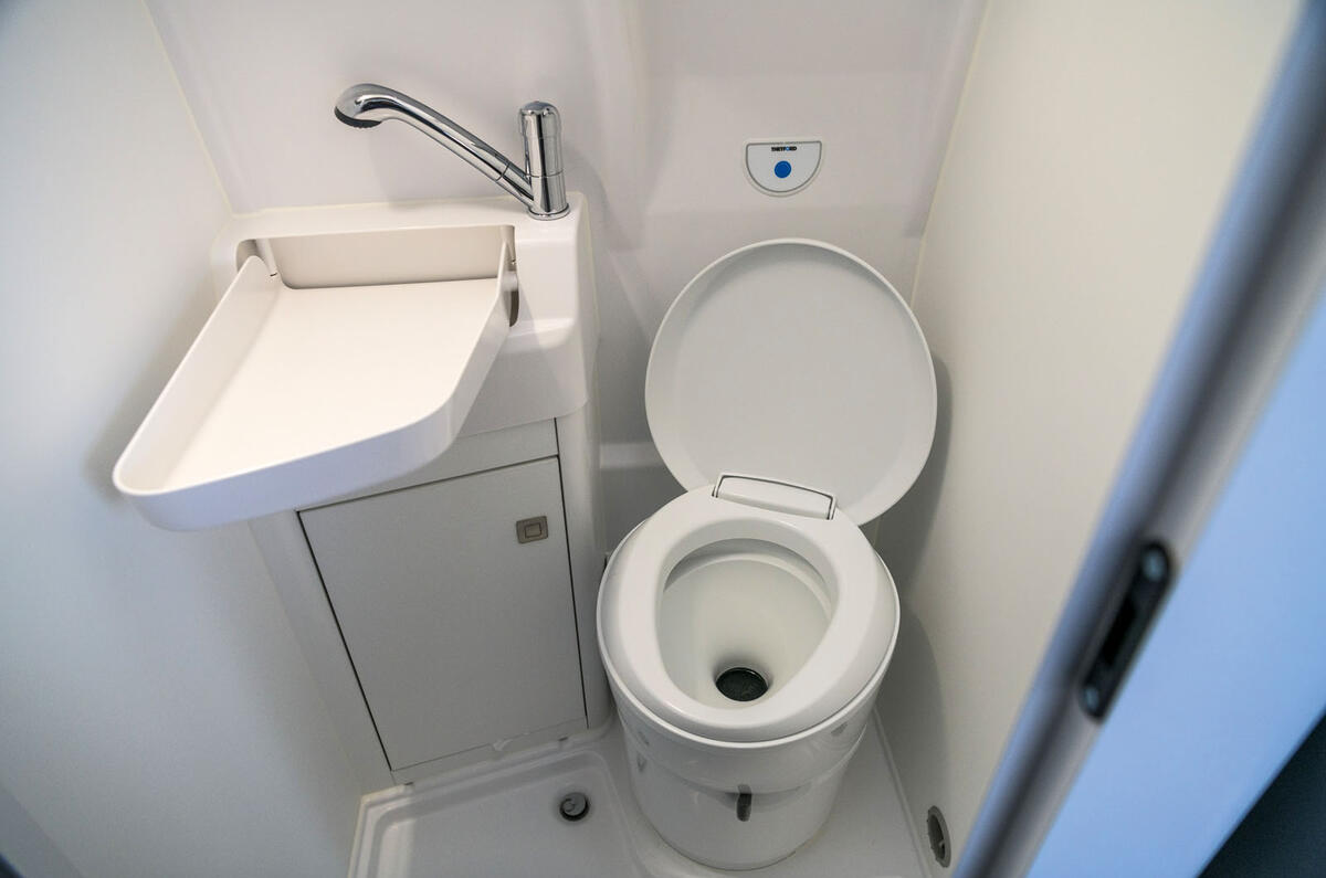 Volkswagen Grand California 2020 road test review - toilet