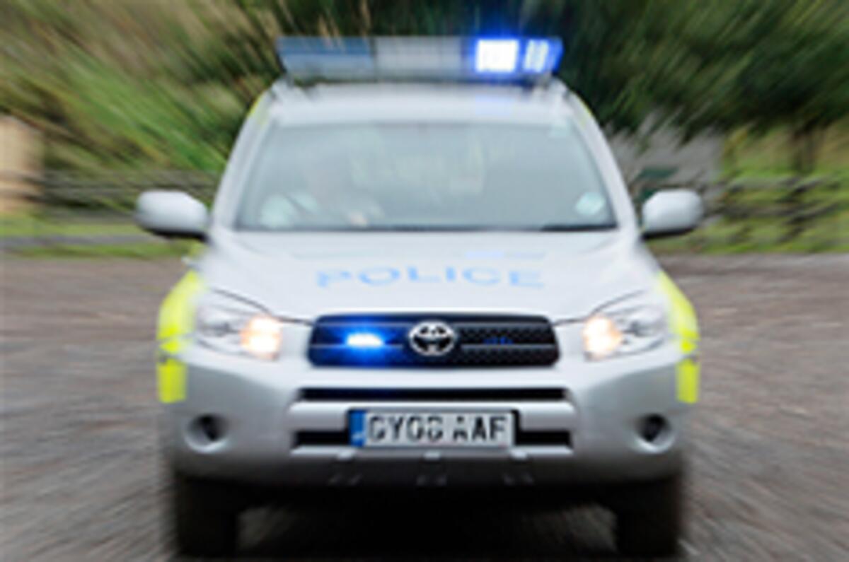 120mph traffic cop jailed