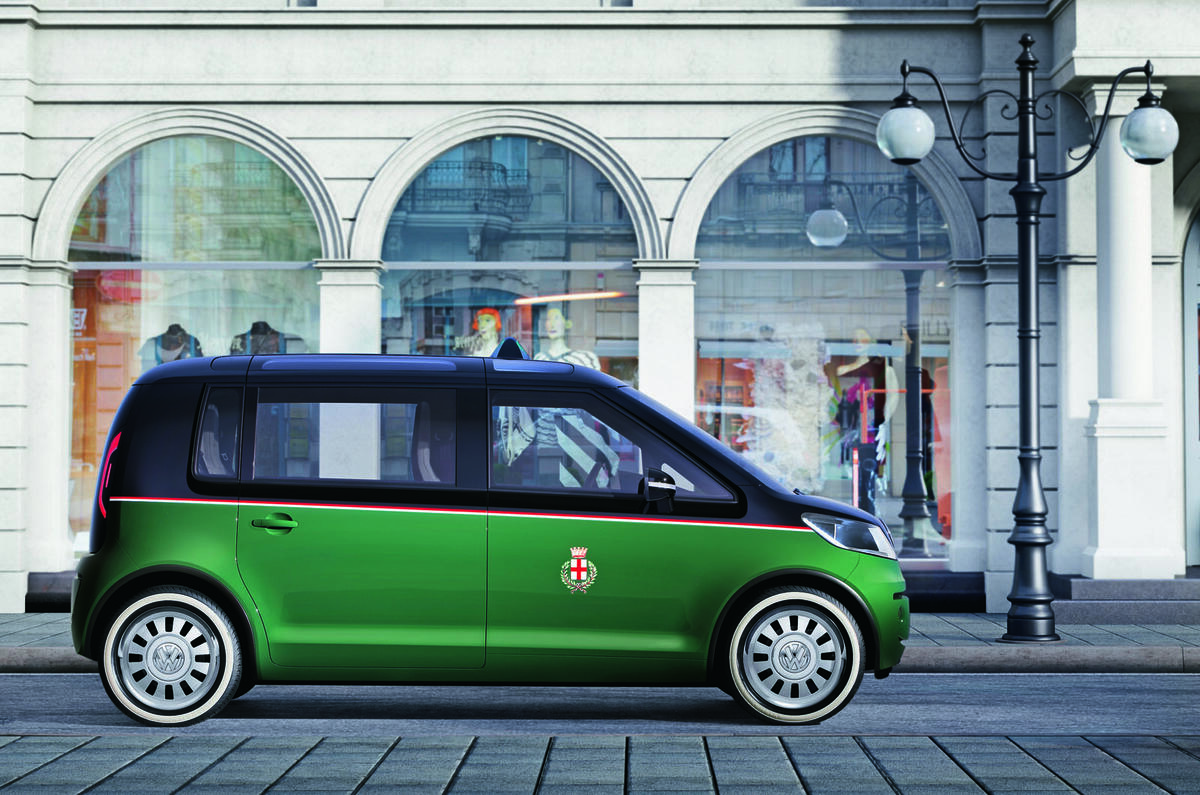 no title VW reveals an electric taxi