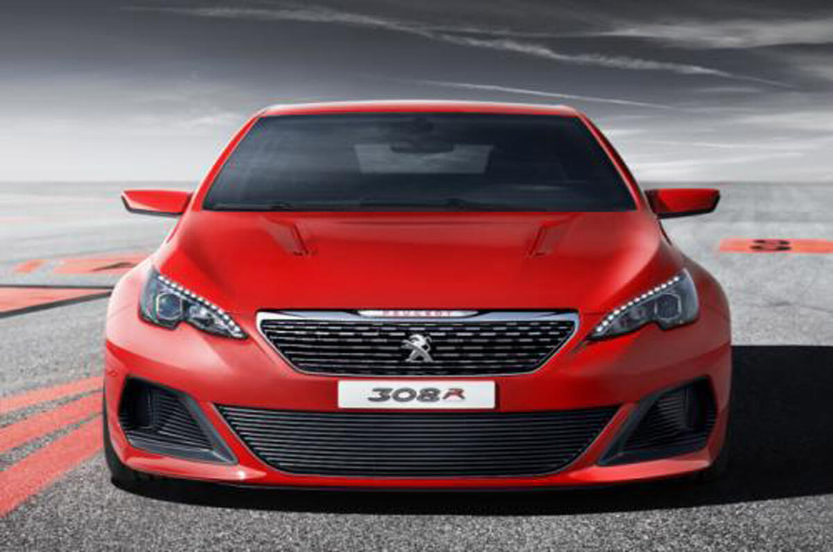 no title Peugeot 308 R concept for Frankfurt debut