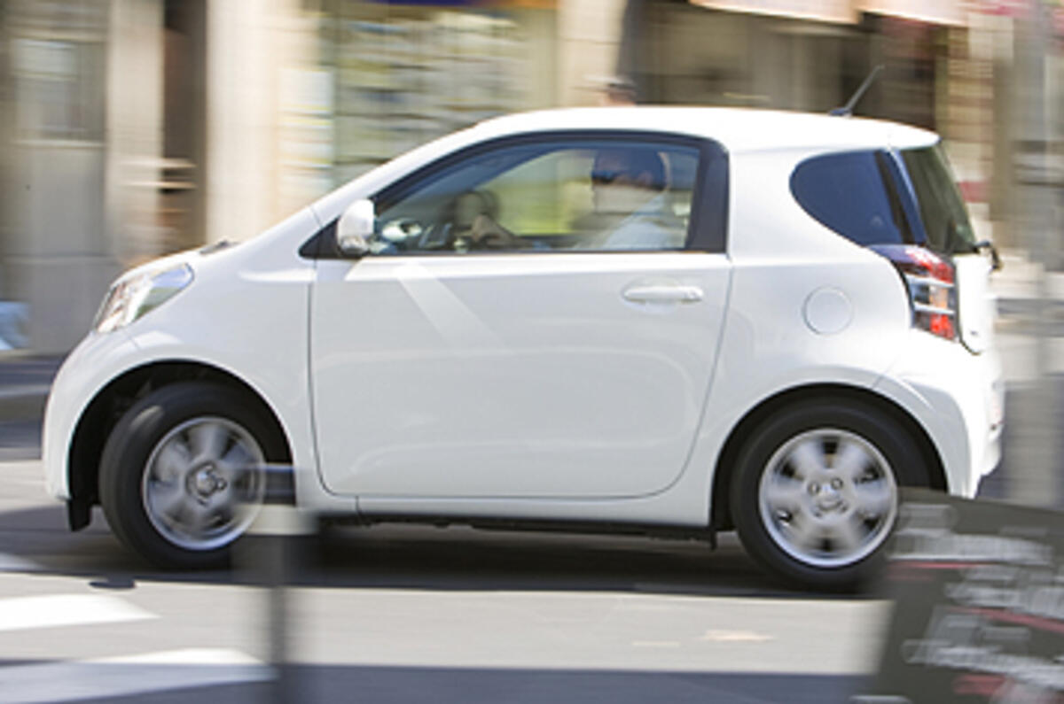 Toyota iQ 10 city car first drive Toyota iQ 10 city car first drive