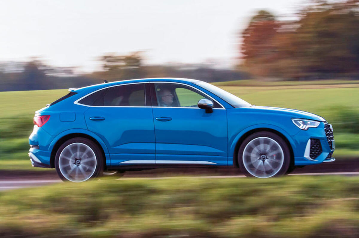 Audi RS Q3 Sportback 2020 road test review - hero side