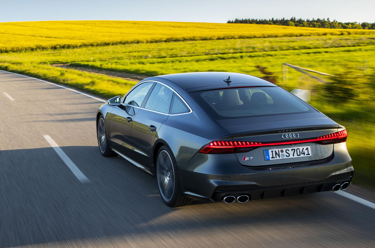 Audi S7 Sportback TDI 2020 road test review - hero rear Audi S7 Sportback TDI 2020 road test review - hero rear