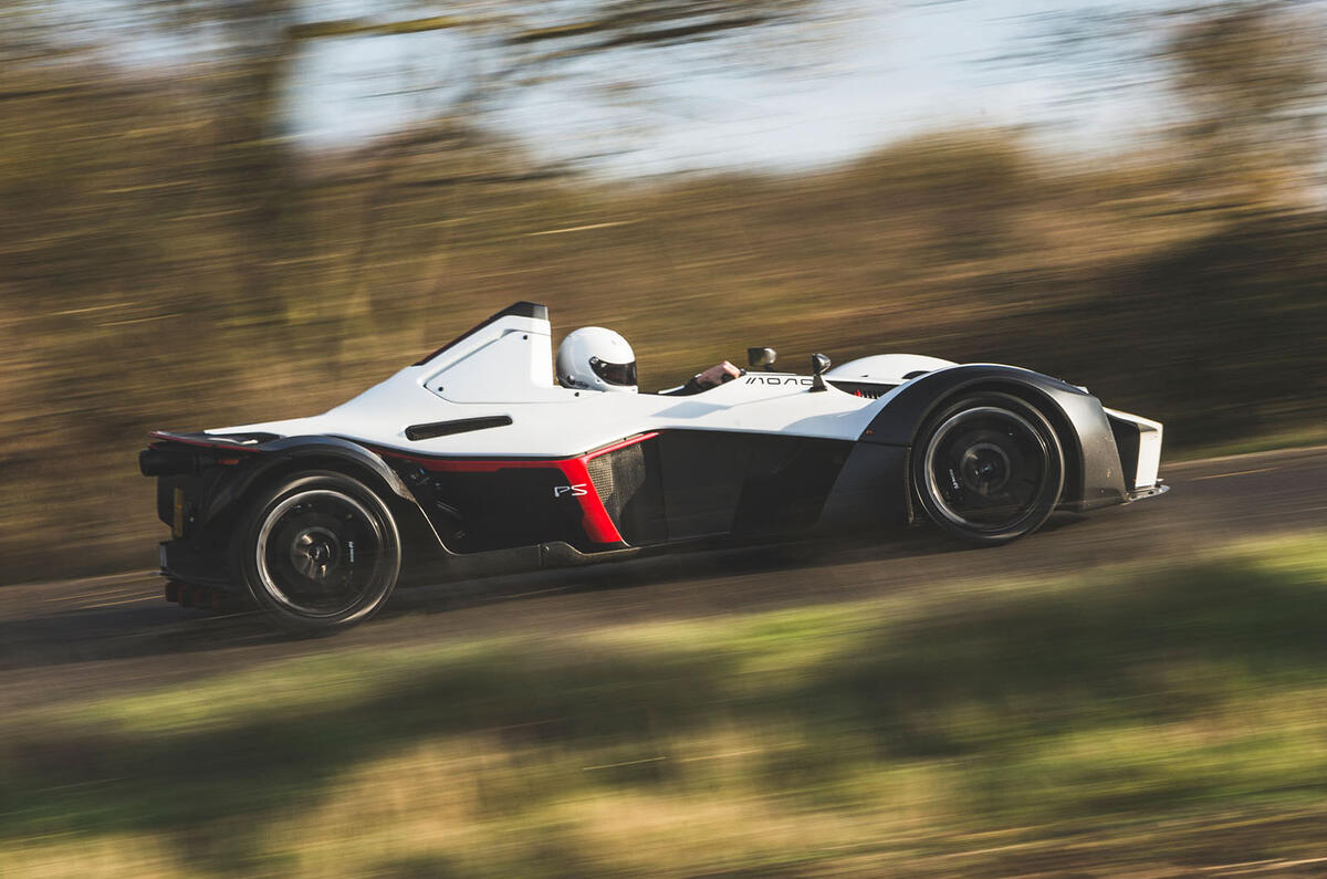 BAC Mono 2018 review - hero side