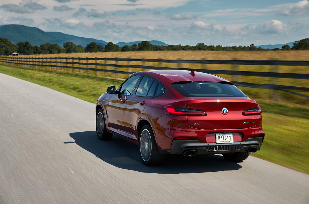 BMW X4 2018 road test review hero rear