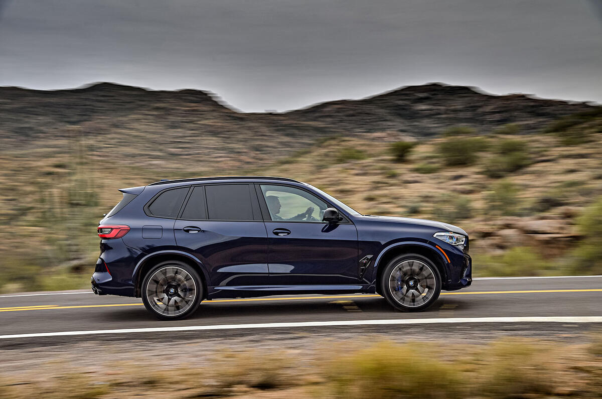 BMW X5 M Competition 2020 road test review - hero side BMW X5 M Competition 2020 road test review - hero side
