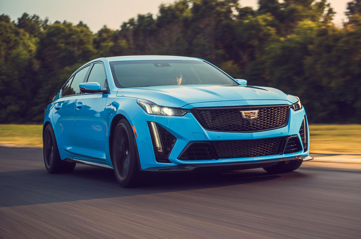 2 Cadillac CT5 V Blackwing 2022 review tracking front 2 Cadillac CT5 V Blackwing 2022 review tracking front
