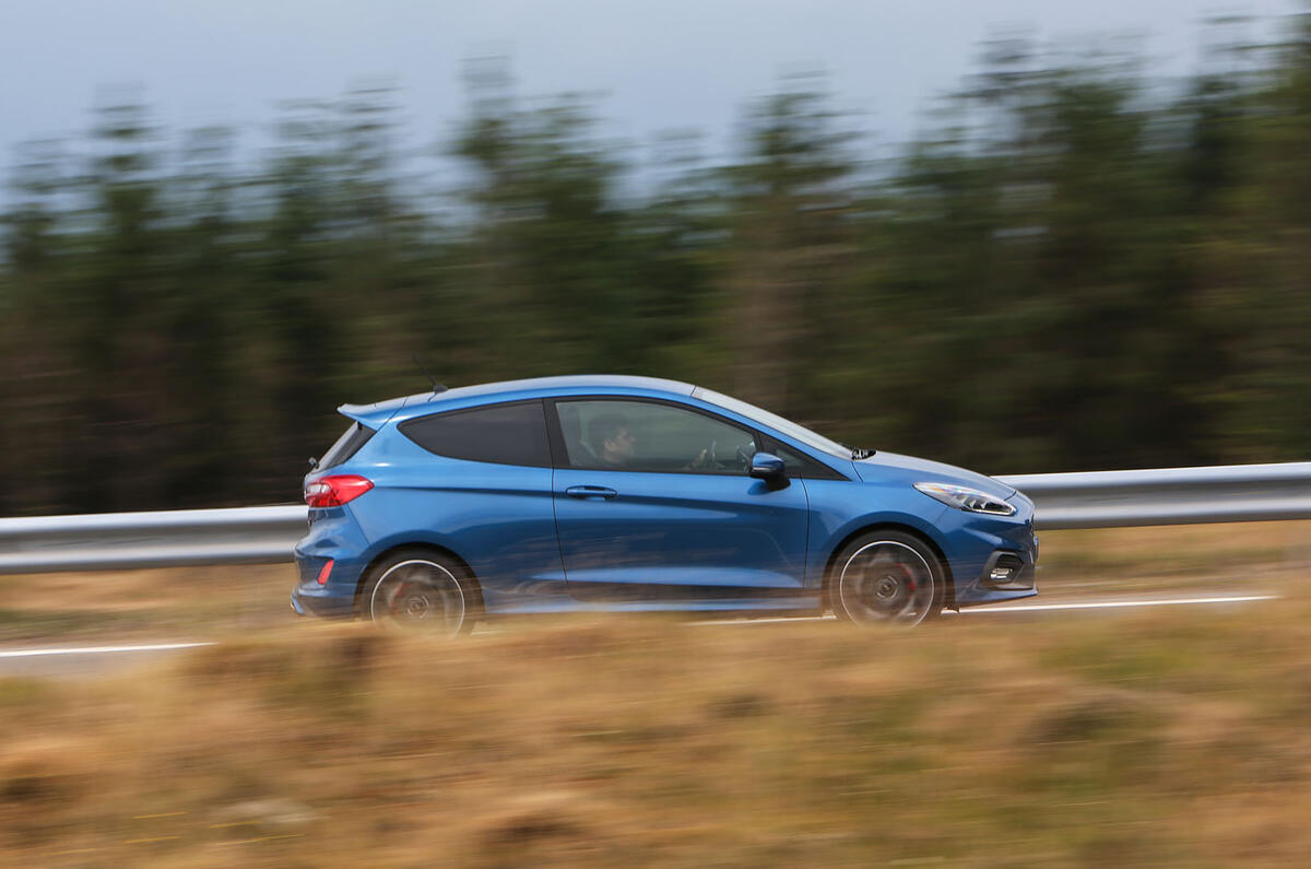 Ford Fiesta ST 2018 road test review hero side