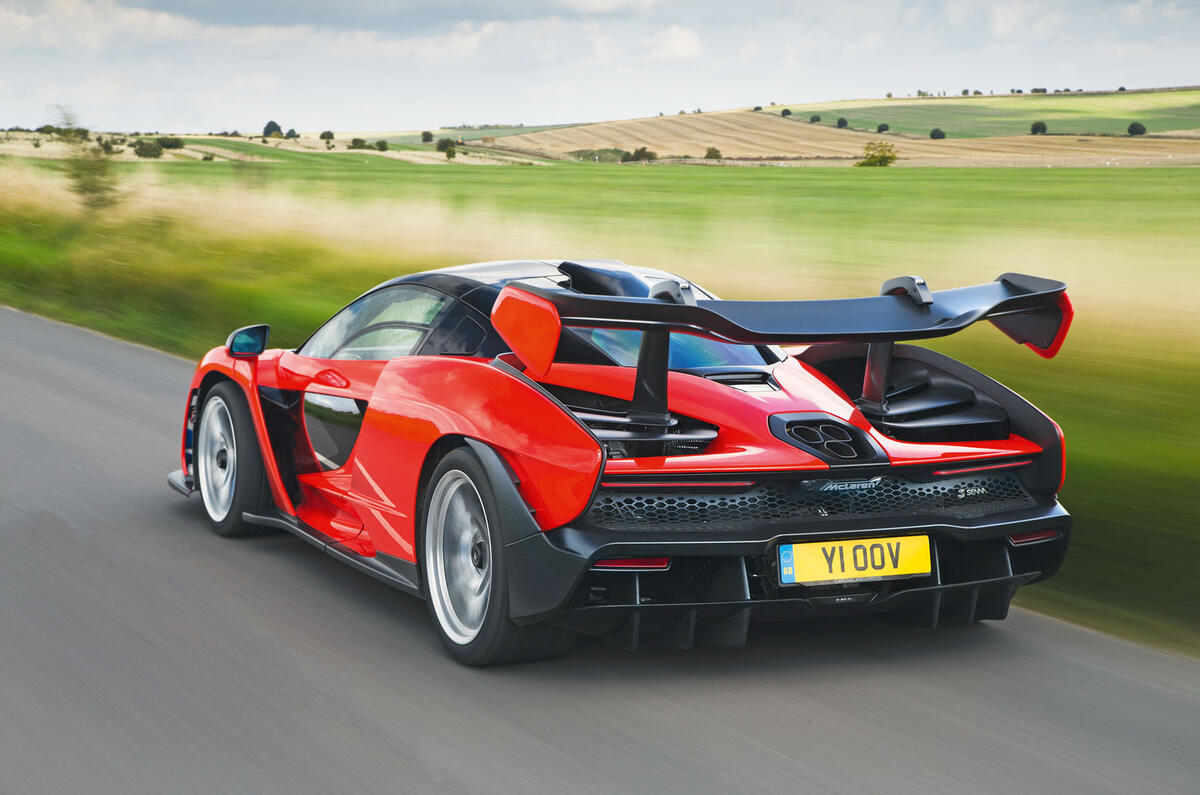 McLaren Senna 2018 road test review - hero rear