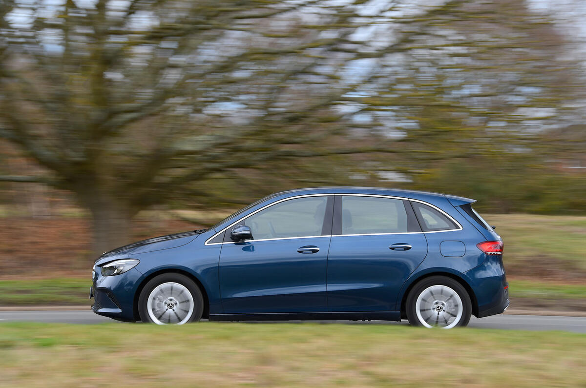 Mercedes-Benz B-Class 2019 road test review hero side