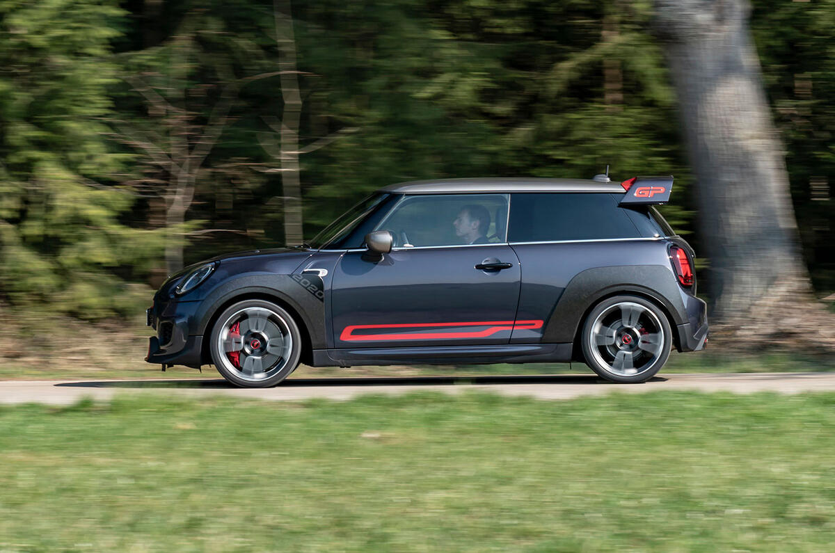 Mini JCW GP 2020 road test review - hero side Mini JCW GP 2020 road test review - hero side