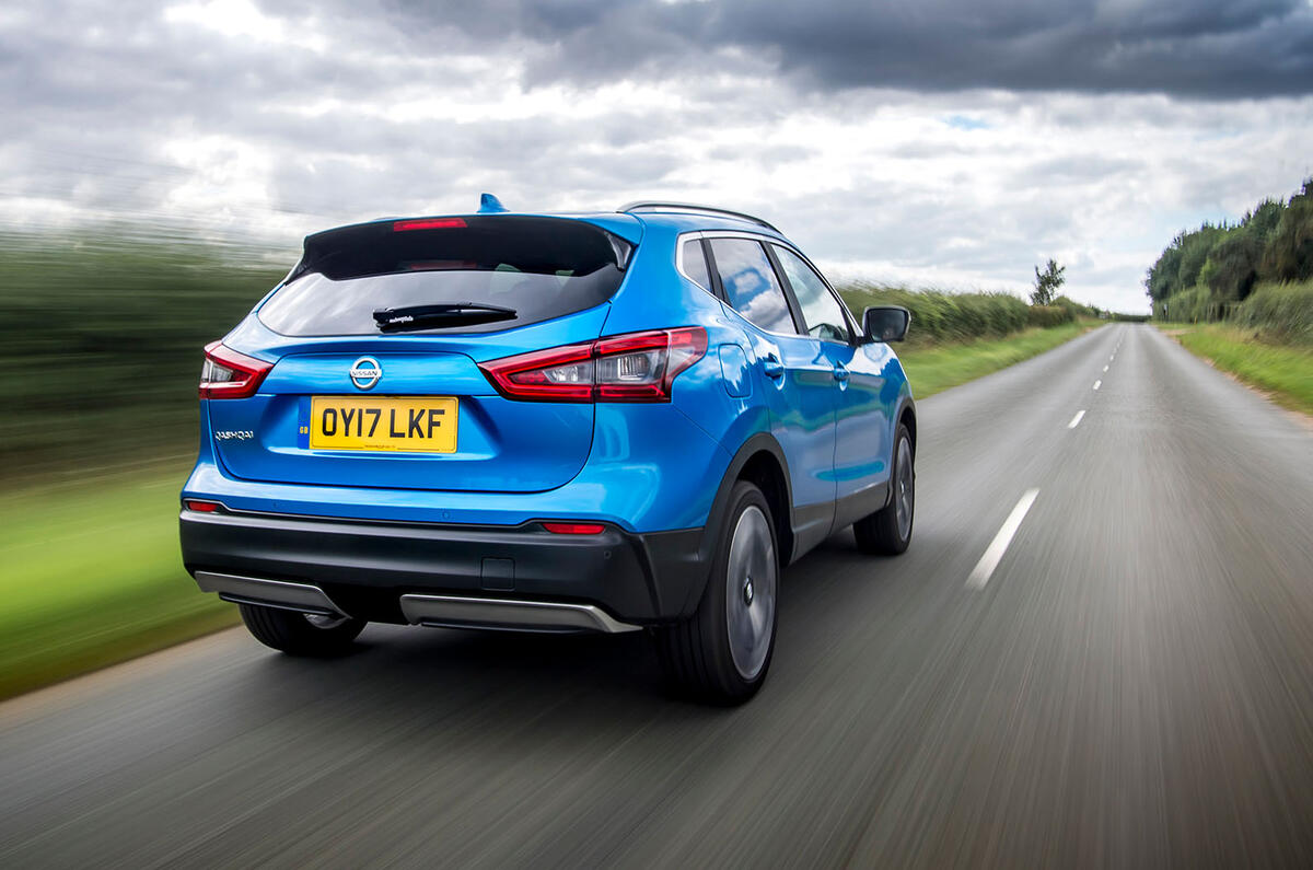 Nissan Qashqai road test review hero rear