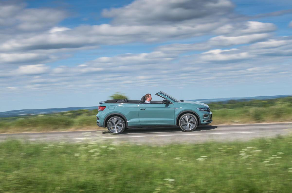 Volkswagen T-Roc Cabriolet 2020 road test review - hero side