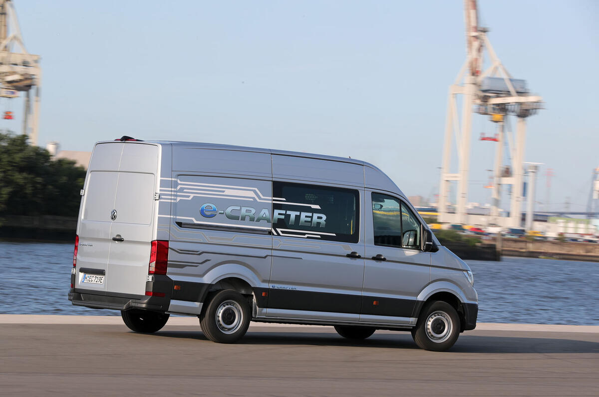 Volkswagen e-Crafter 2018 review - hero rear