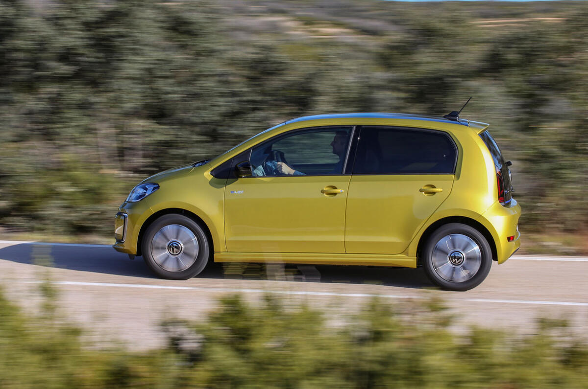 Volkswagen e-Up 2020 road test review - hero side Volkswagen e-Up 2020 road test review - hero side