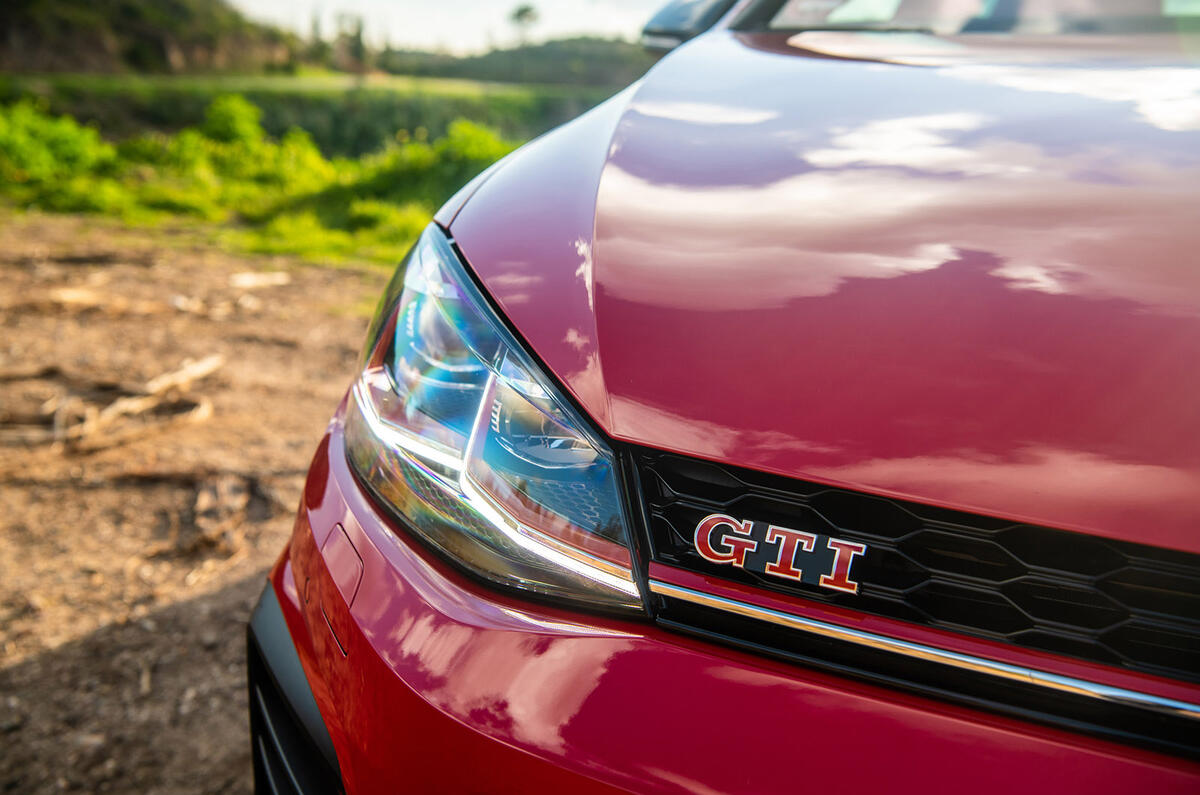 Volkswagen Golf GTI TCR 2019 road test review - front badge