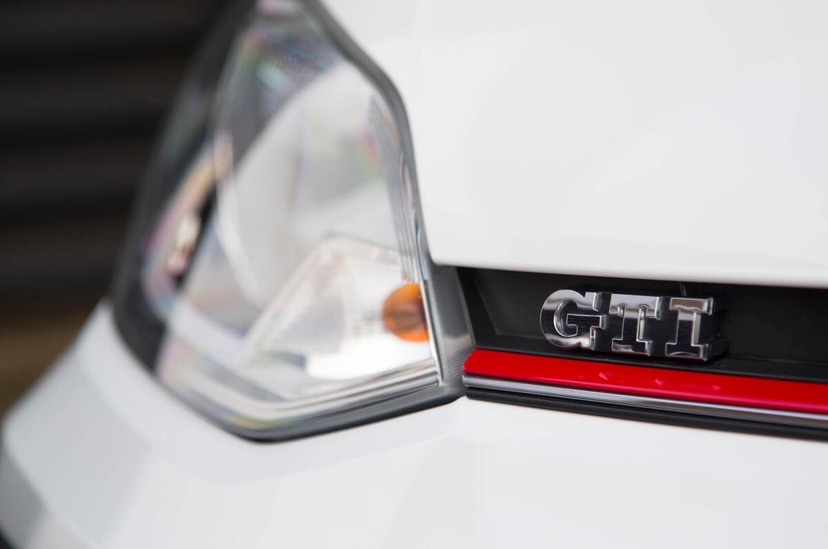 Volkswagen Up GTI 2018 review bonnet GTI badge