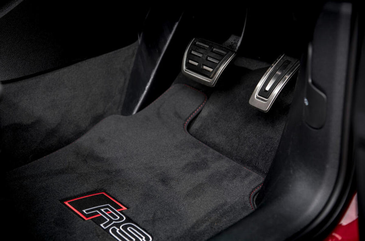 Audi RS Q3 2020 road test review - pedals