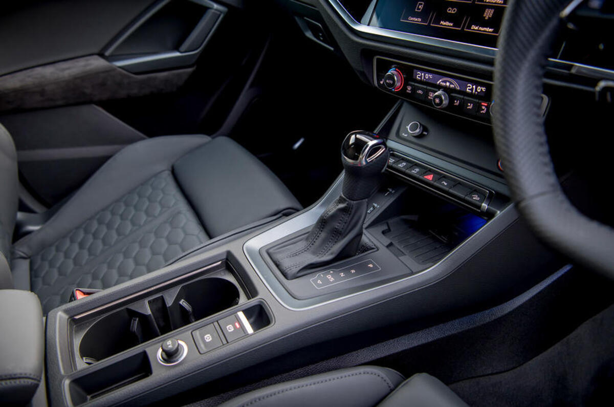 Audi RS Q3 Sportback 2020 road test review - centre console
