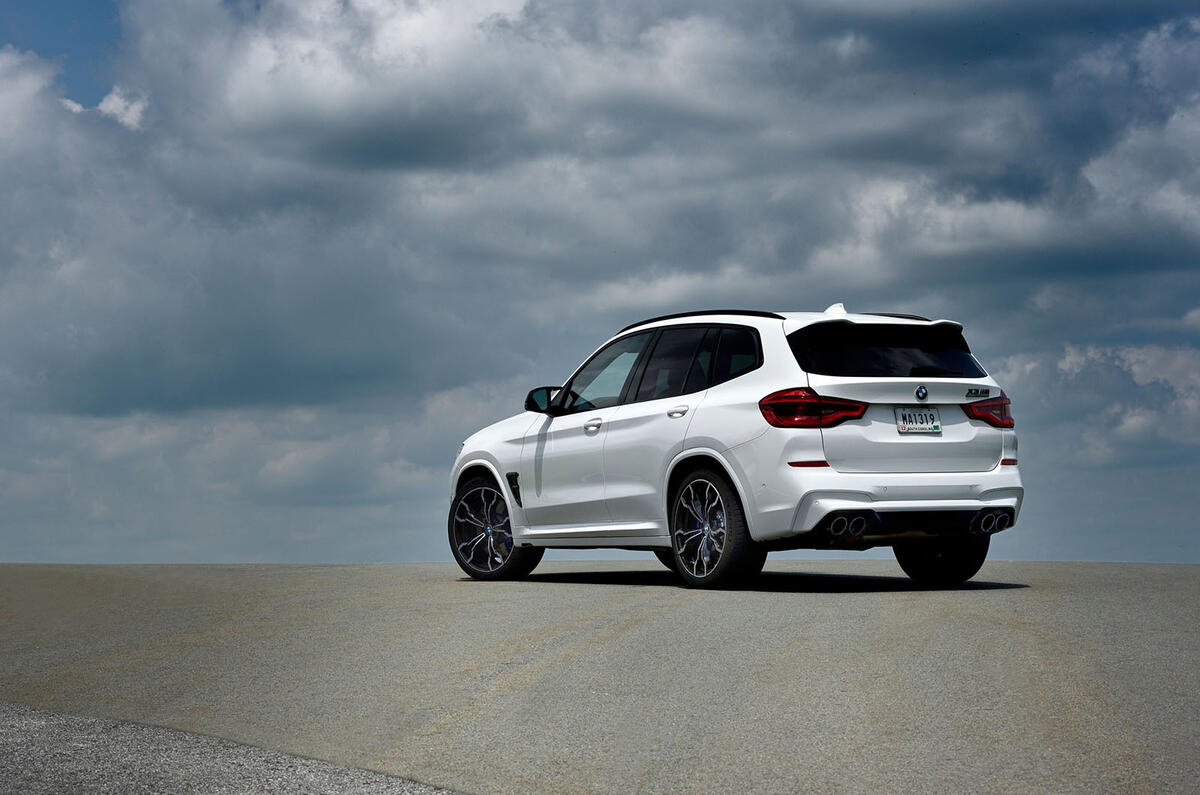 BMW X3 M Competition 2019 review - static rear