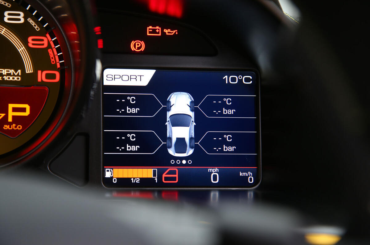 Ferrari 812 Superfast 2018 road test review tyre pressure