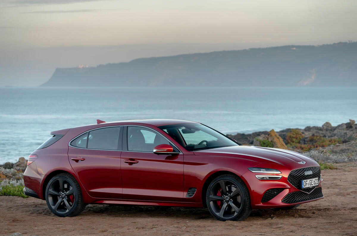 20 Genesis G70 Shooting brake 2021 first drive review static front 20 Genesis G70 Shooting brake 2021 first drive review static front