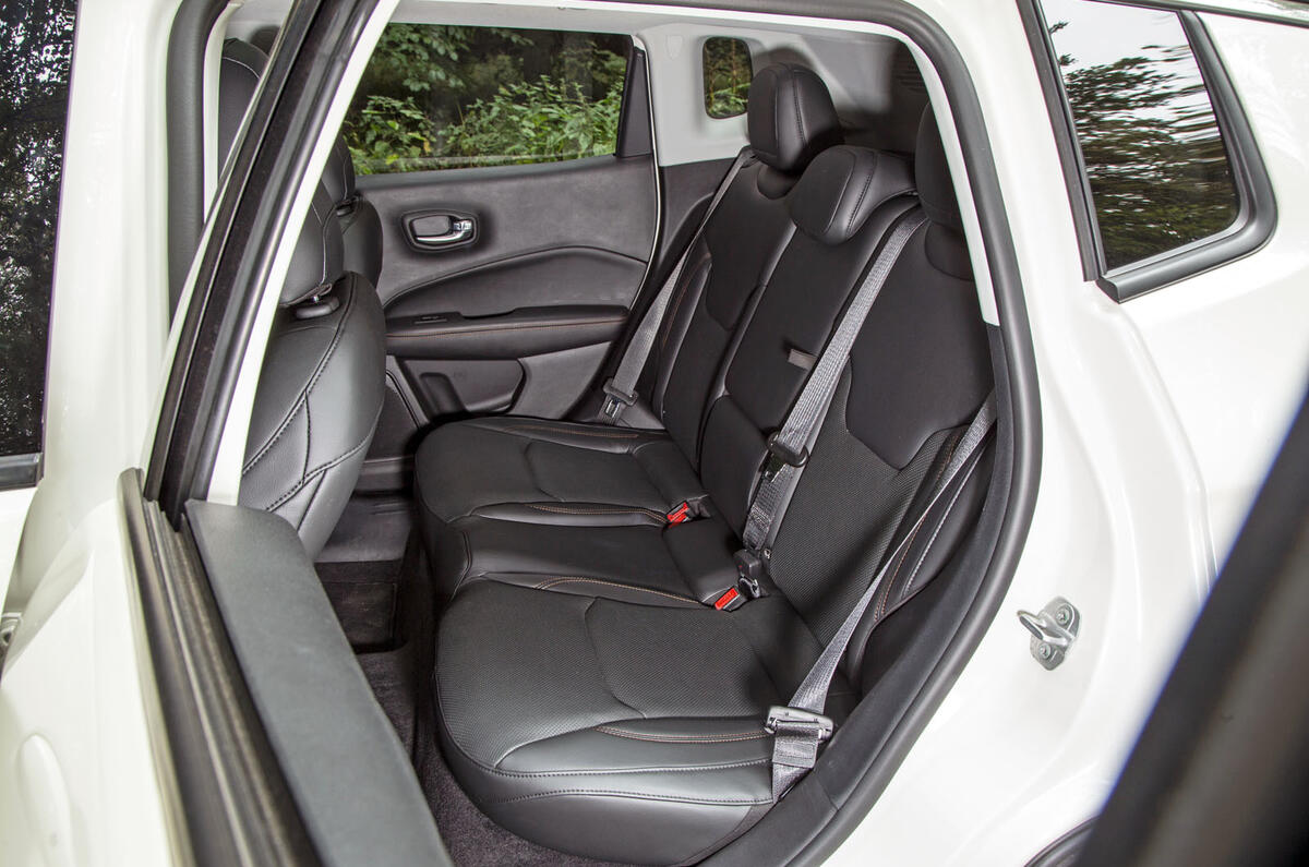 Jeep Compass 2018 road test review - rear seats